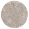 HOCHFLOR LANGFLOR SHAGGY TEPPICH COMFY MIX RUND - Silberfarben, Textil (120/120cm) - Pergamon