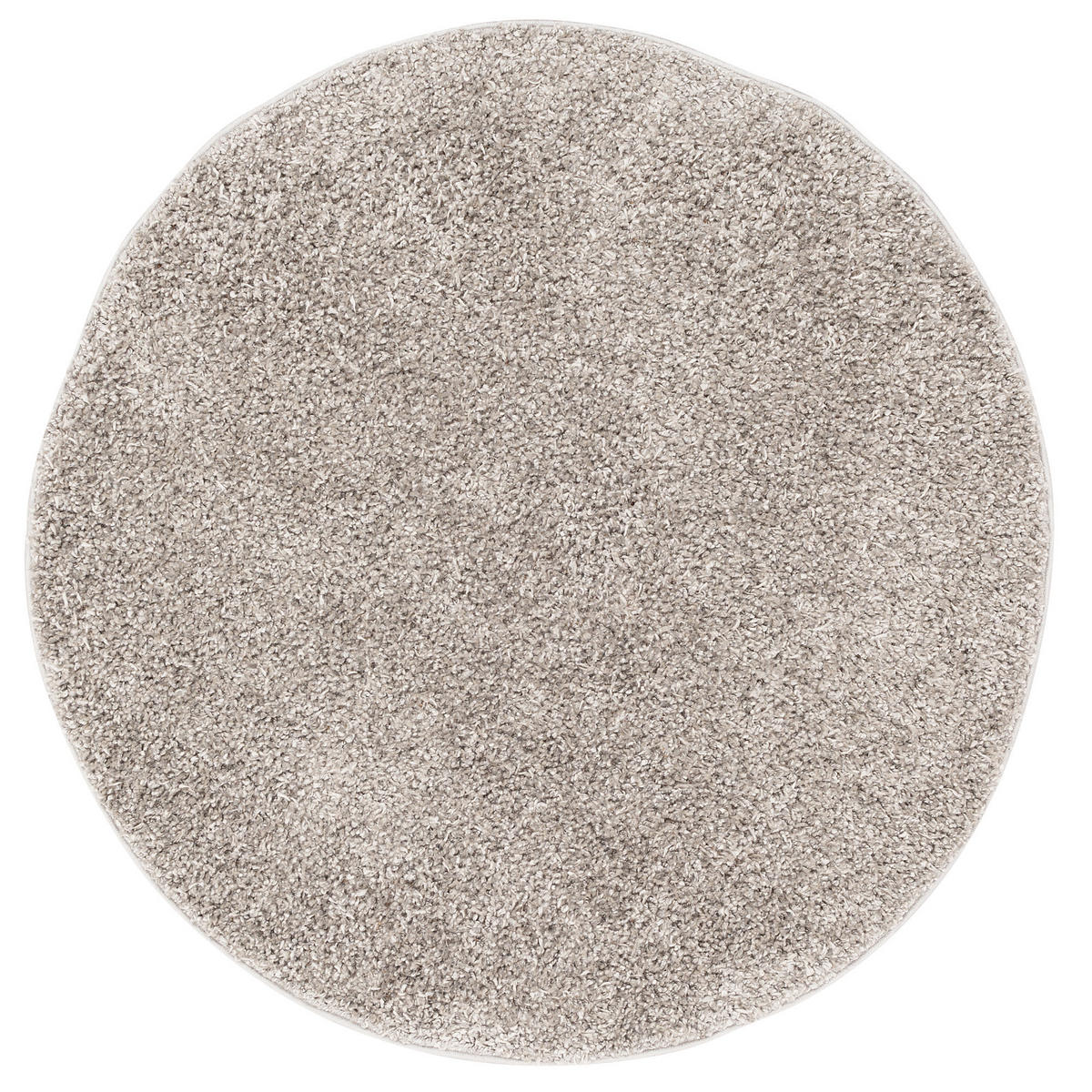 HOCHFLOR LANGFLOR SHAGGY TEPPICH COMFY MIX RUND - Silberfarben, Textil (120/120cm) - Pergamon