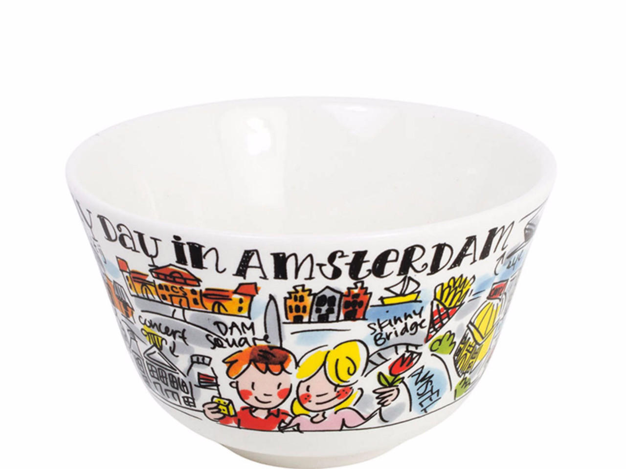 SCHALE Amsterdam in Bunt - 14cm - Multicolor, Keramik (14.3/9/14.3cm) - Blond Amsterdam