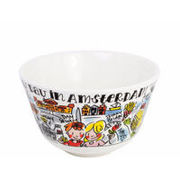 SCHALE Amsterdam in Bunt - 14cm - Multicolor, Keramik (14.3/9/14.3cm) - Blond Amsterdam