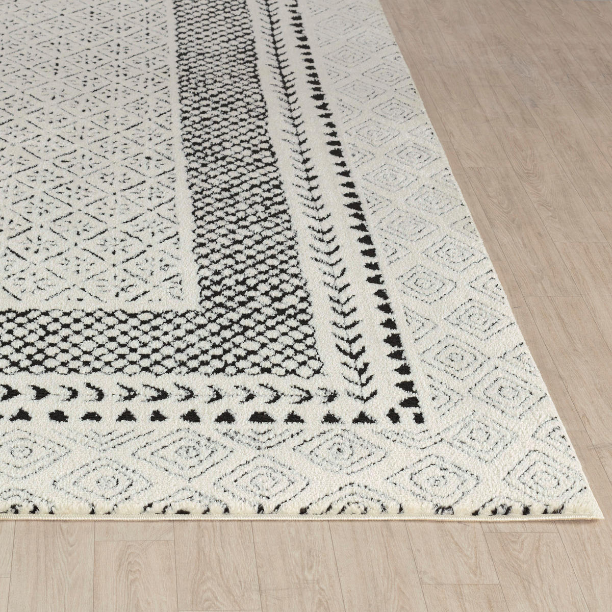 KURZFLORTEPPICH 160/213 cm Weiß - Weiß, Naturmaterialien/Textil (160/213cm) - LIVABLISS