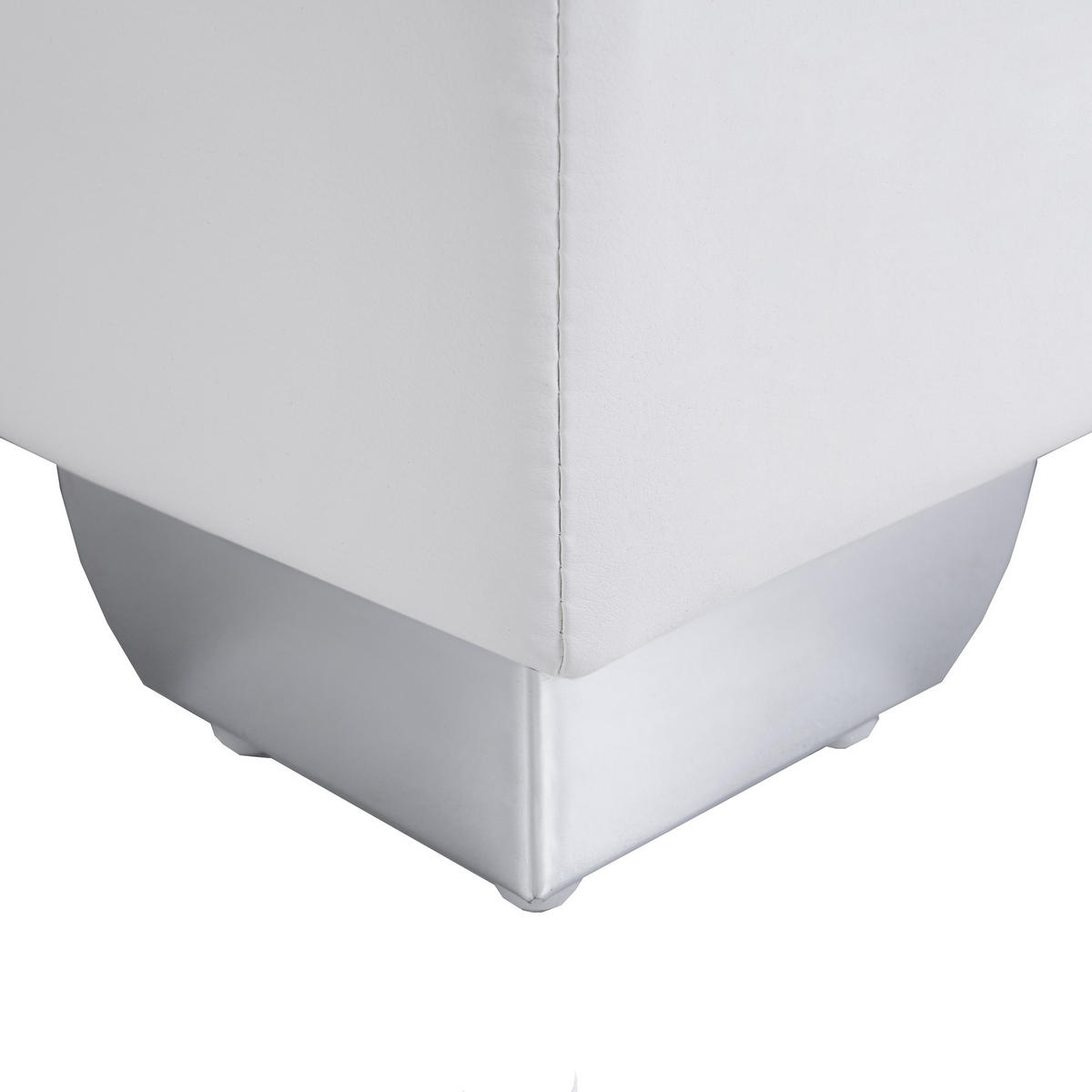 BOXSPRINGBETT 160/200cm Schwarz President - Schwarz/Weiß, Kunststoff/Textil (160/200cm) - Beliani