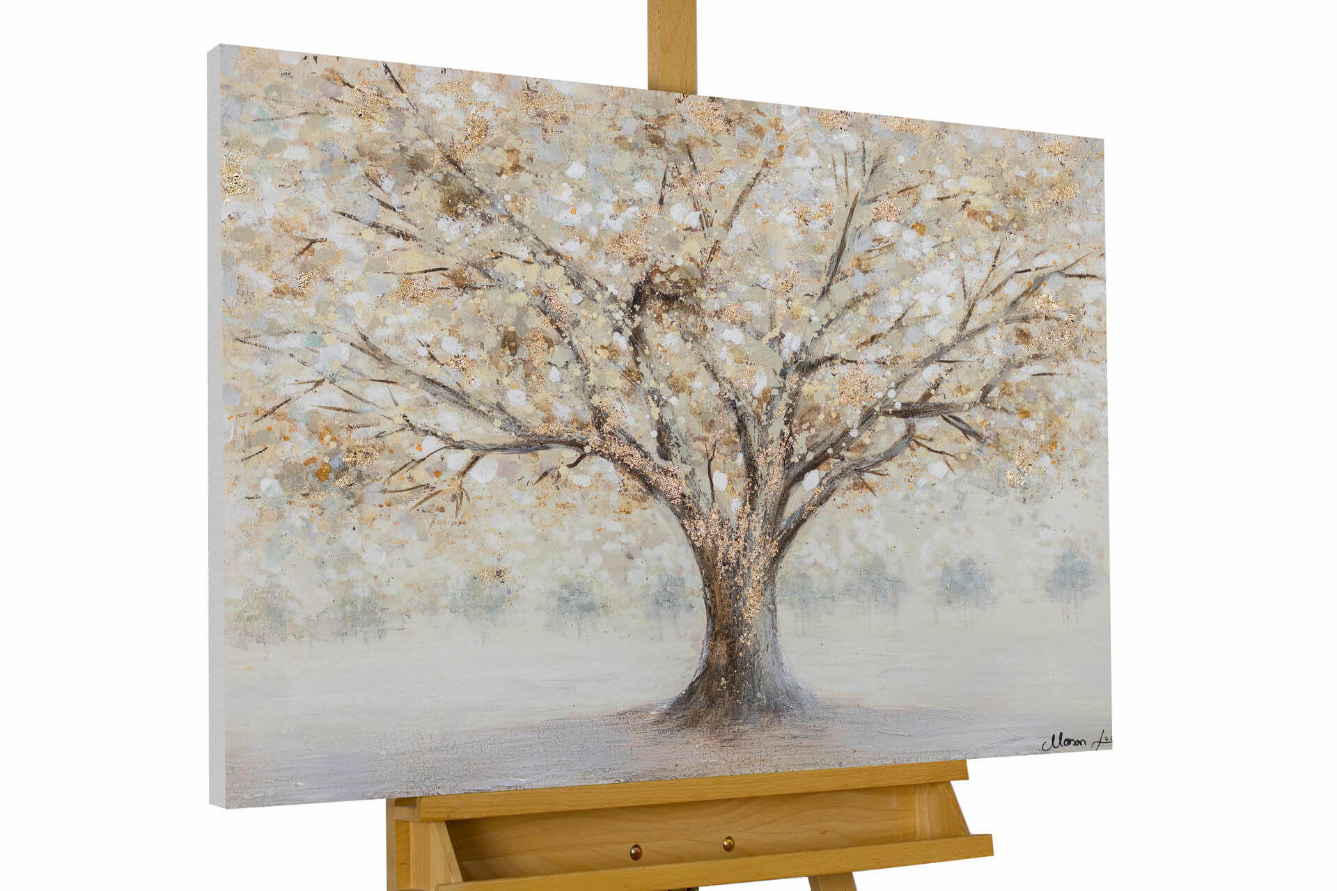 Kunstloft Acrylbild Braun 100x75 cm