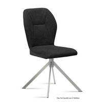 ESSZIMMERSTUHL (6er-Set) Dorthy 51x92x60 Edelstahl/Anthrazit - Edelstahlfarben/Anthrazit, Kunststoff (60/92/51cm) - 58aufmkessel