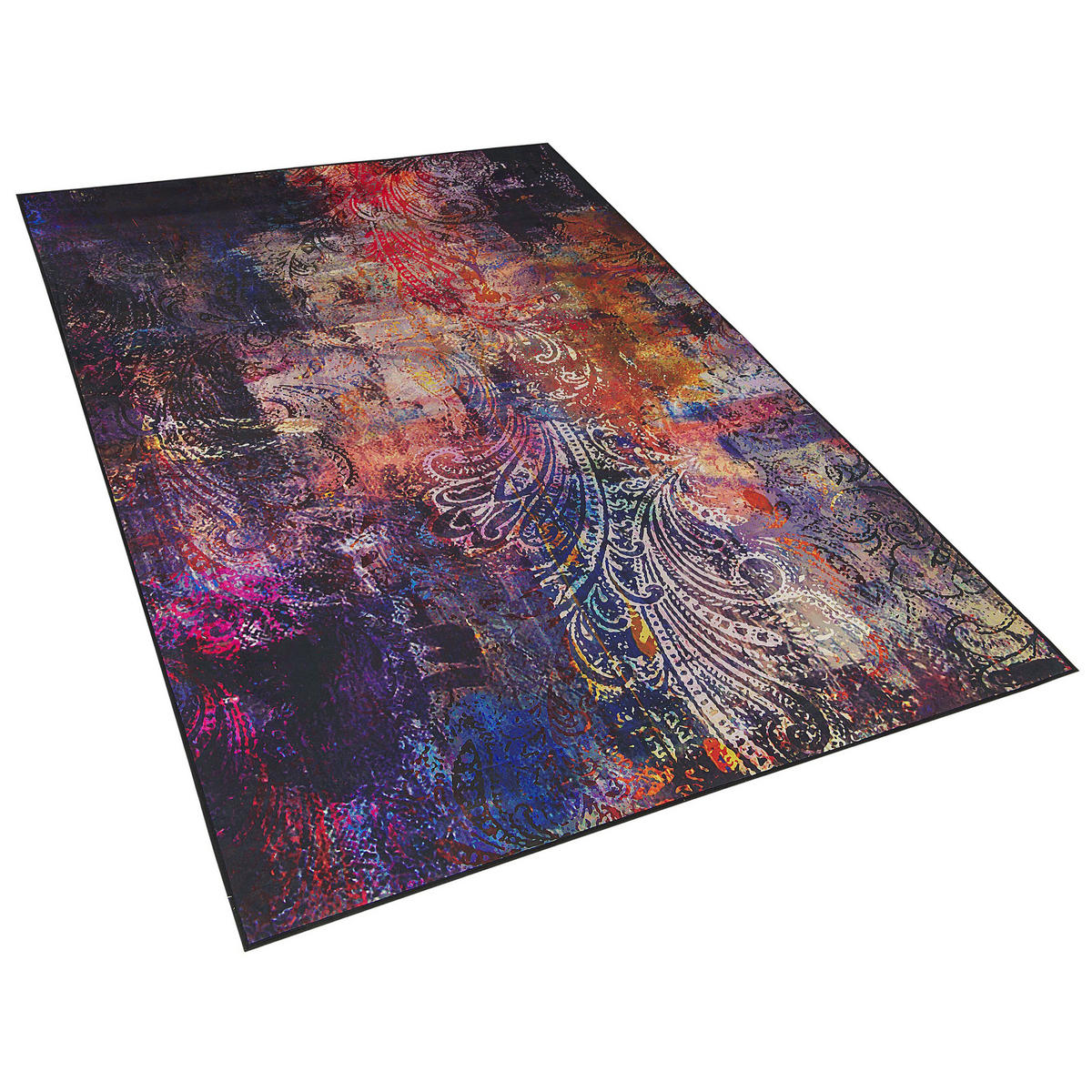 KURZFLOR-TEPPICH Mardin 230/160 cm - Multicolor, Kunststoff (160/230cm) - Beliani