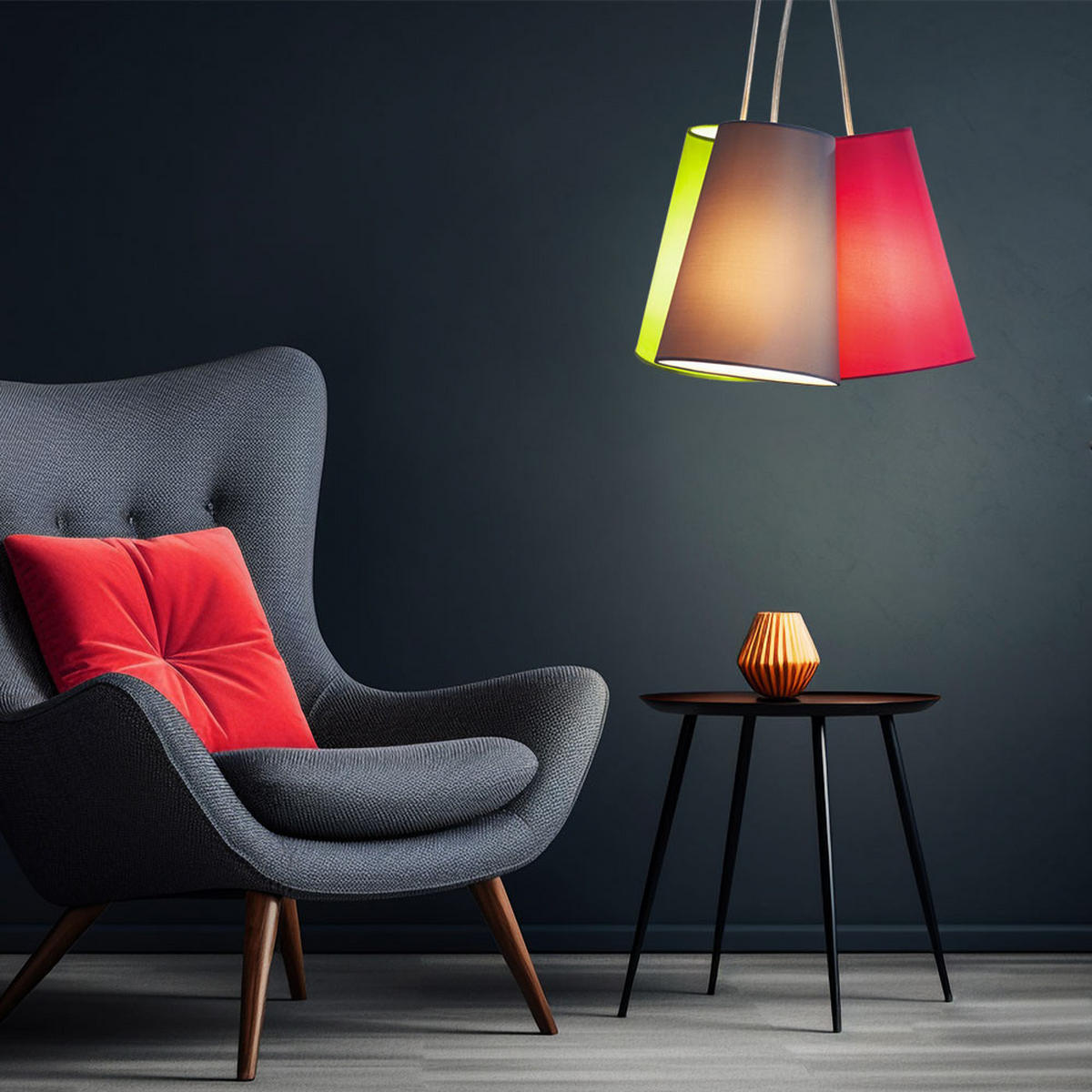 LED HÄNGELEUCHTE NEVORRES Bunt - Multicolor, Metall (29.5/29.5/110cm)