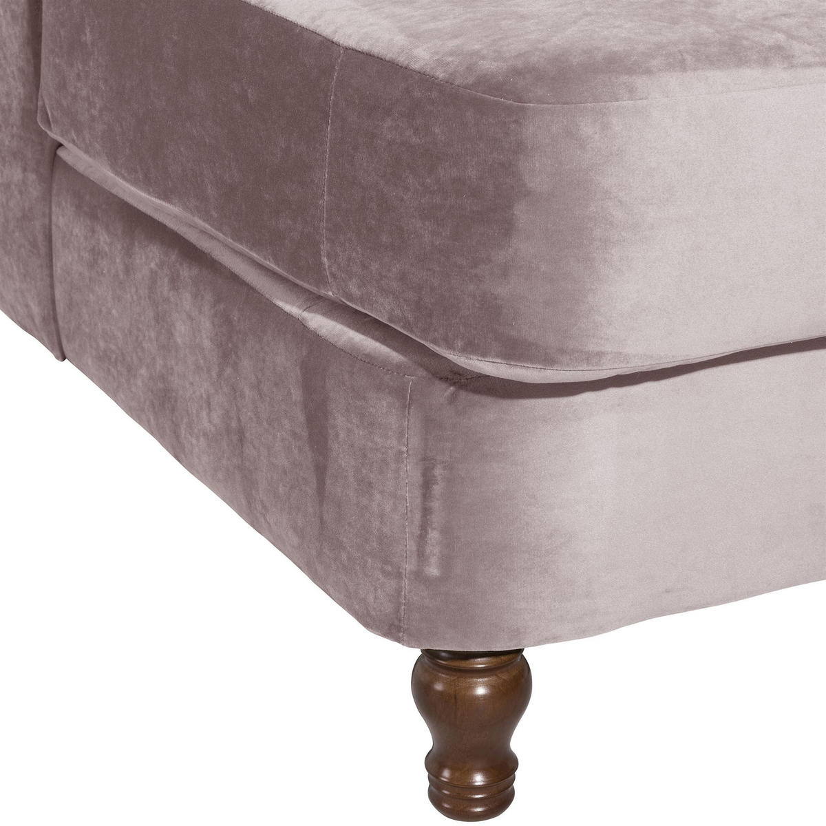 SESSEL XXL inkl. Kissen Karley Samtvelours rosé - Rosa, Kunststoff (103/103/149cm) - 58aufmkessel