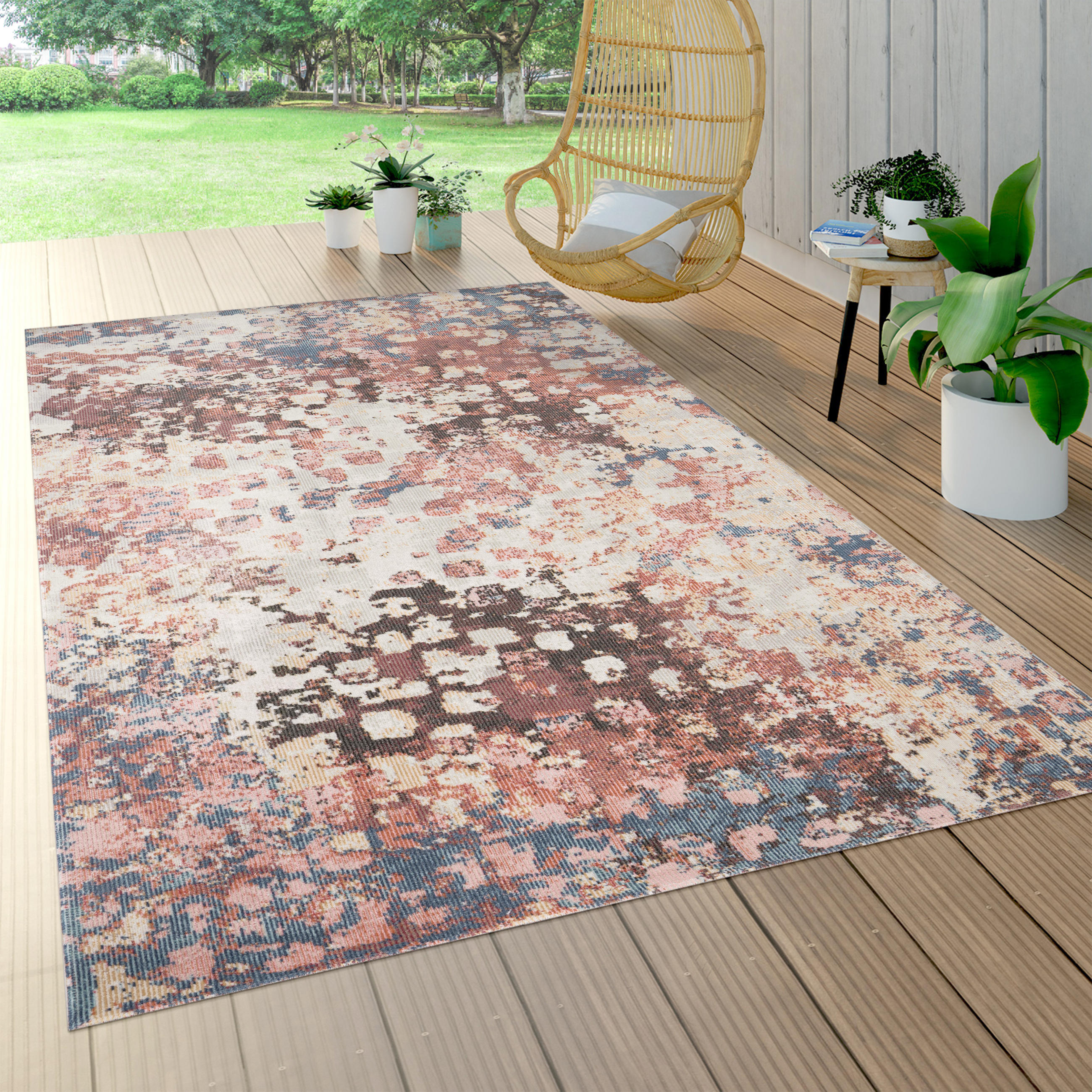 OUTDOORTEPPICH 200/200 cm Torres 280 - Multicolor, Textil (200/200cm) - Paco Home