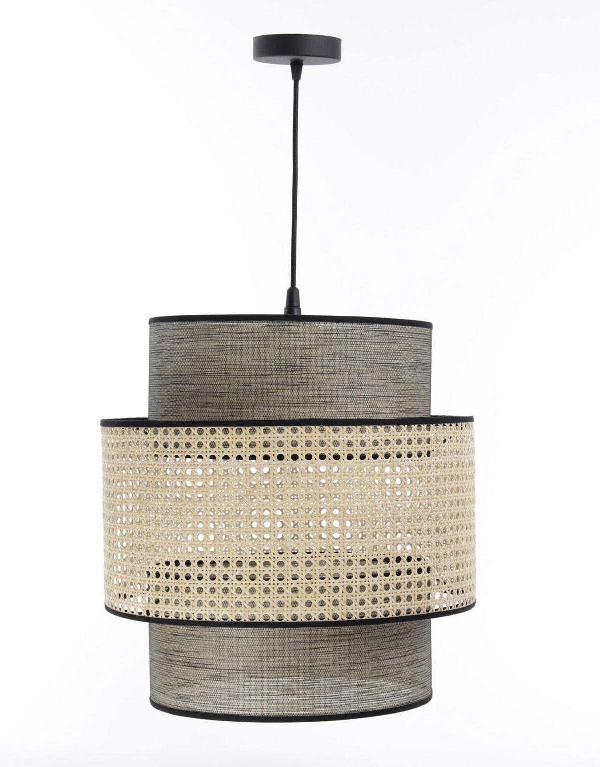 HÄNGELEUCHTE Grau 40/44 cm - Grau, Kunststoff (40/1.2/44cm) - ONZENO