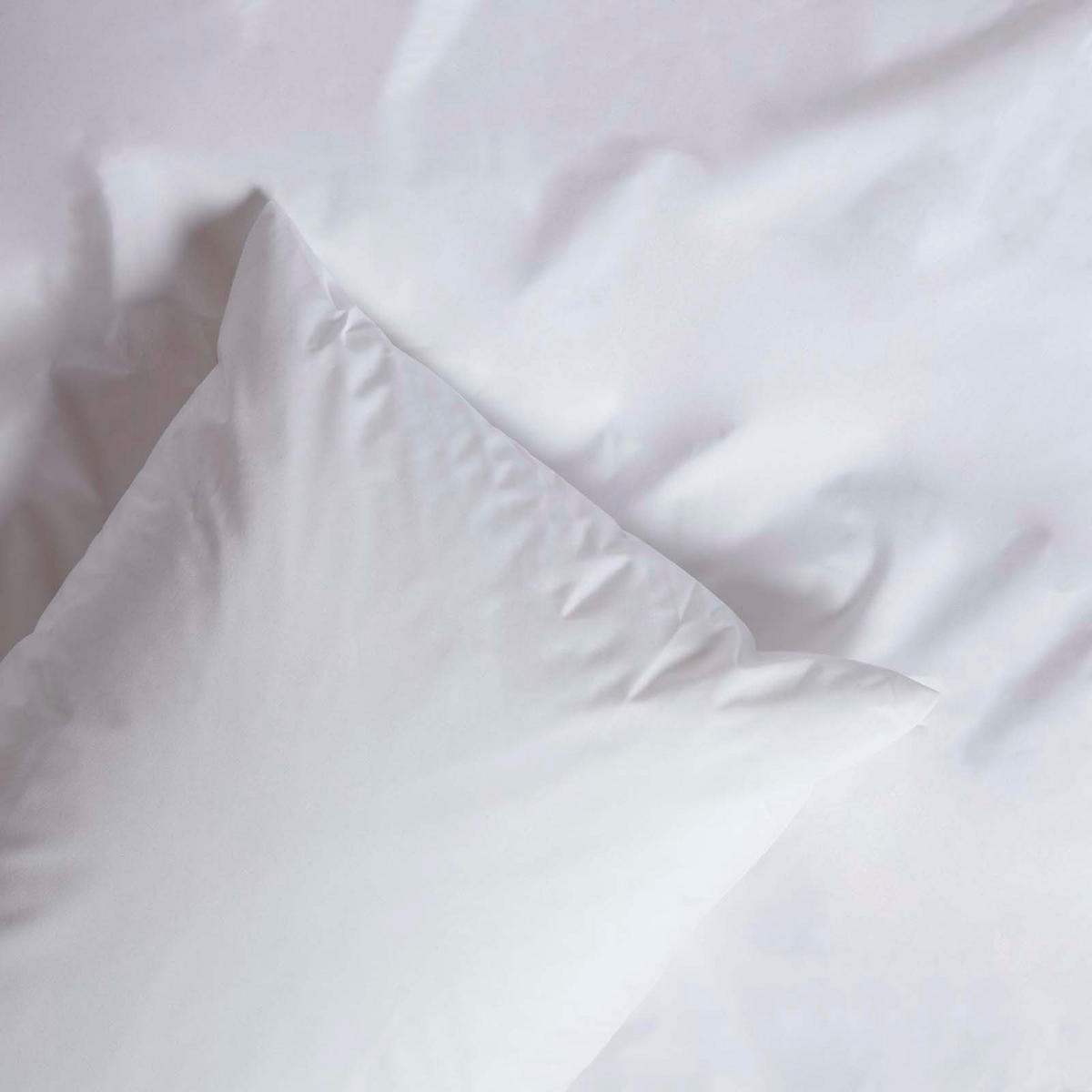 KISSENSCHONER wasserdicht 48/74 cm, 4er-Set mit Reißverschluss - Weiß, Textil (48/74cm) - Homescapes