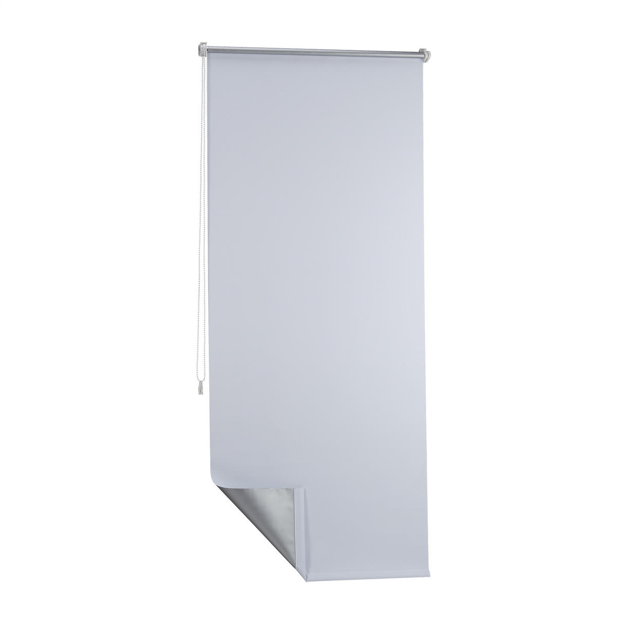VERDUNKLUNGSROLLO - Weiß, Kunststoff/Textil (70/160/3.5cm) - Relaxdays
