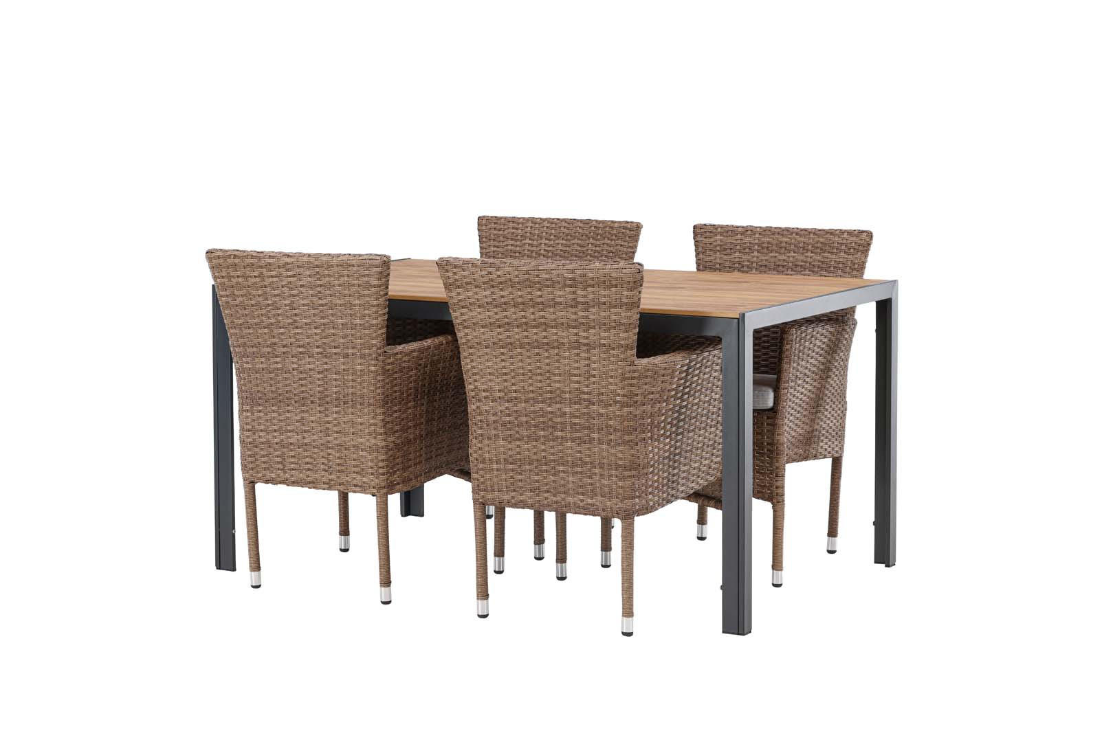 GARTENSET natur - Naturfarben, Holzwerkstoff - ebuy24