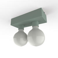 DECKENLEUCHTE - Grün, Metall (10/20/7.5cm) - Lumicom