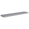 SCHWEBENDES WANDREGAL GRAU 120X23,5X3,8 CM MDF - Grau, Holzwerkstoff (23.5/3.8/120cm) - vidaXL
