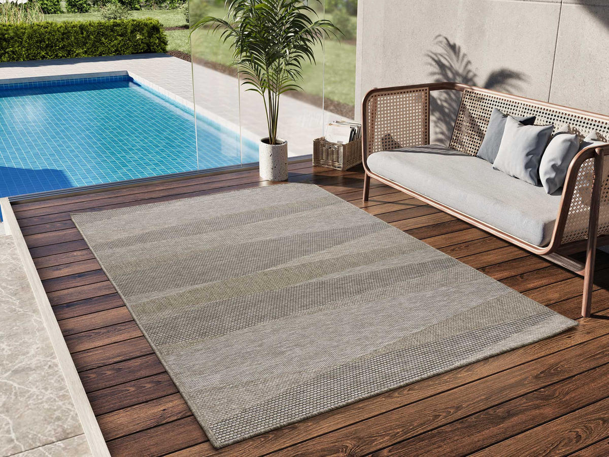 OUTDOORTEPPICH Natural colouRot Oria 126/190 cm - Naturfarben, Textil (126/190cm) - Atticgo