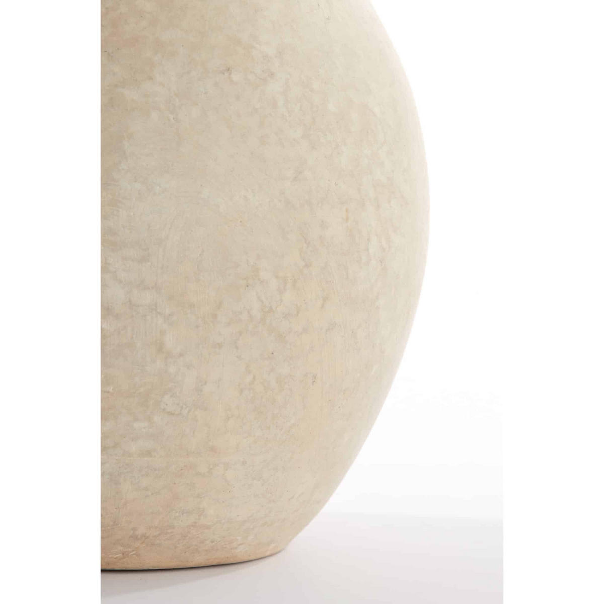 VASE Norell Weiß Ø27/30 cm - Weiß, Papier (30cm) - Light & Living