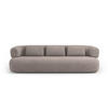 SOFA Jenny aus Boucle hellbraun 4 Sitzplätze - Hellbraun, Textil (90/73/226cm) - Micadoni