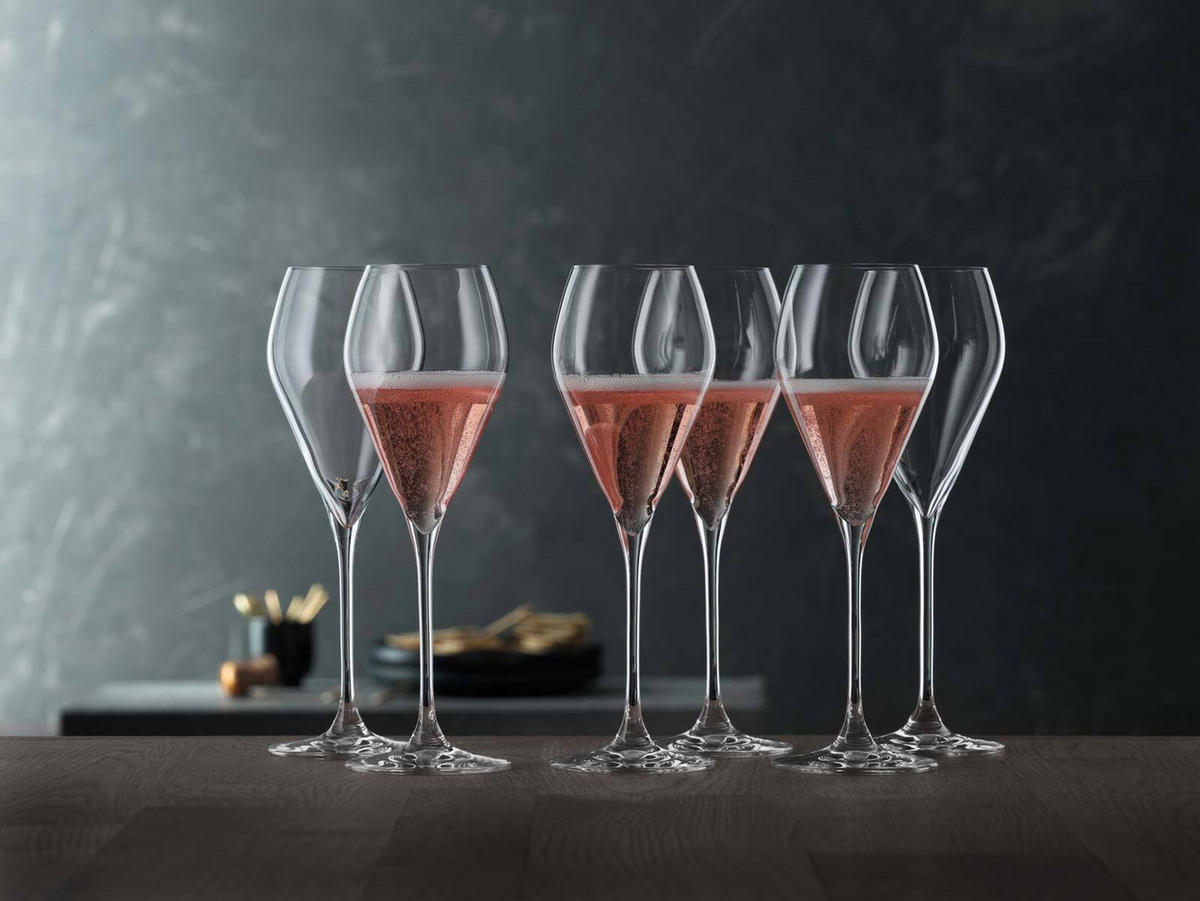 CHAMPAGNERGLÄSER Sparkling Party transparent 230 ml 6er Set - Transparent, Glas (0.23L) - Spiegelau