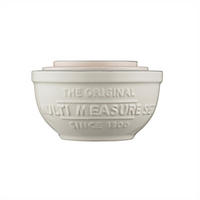 MESSBECHER-SET, 3 - tlg. aus Steingut - Creme, Keramik (1L) - Mason Cash