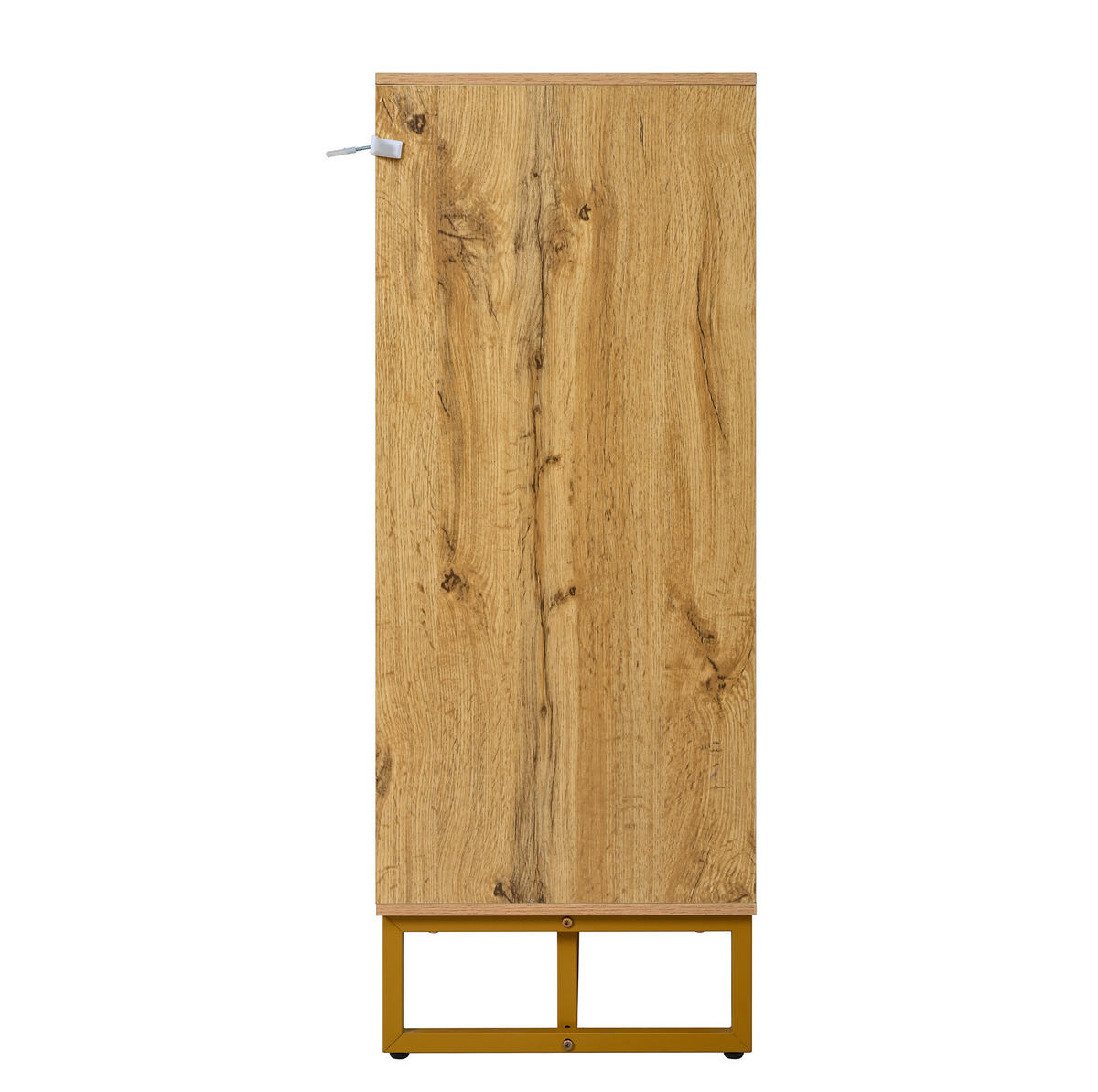SCHUHSCHRANK aus MDF 80x38x100cm in Natur mit Soft-Close - Naturfarben, Holzwerkstoff (80/100/38cm) - Modfu
