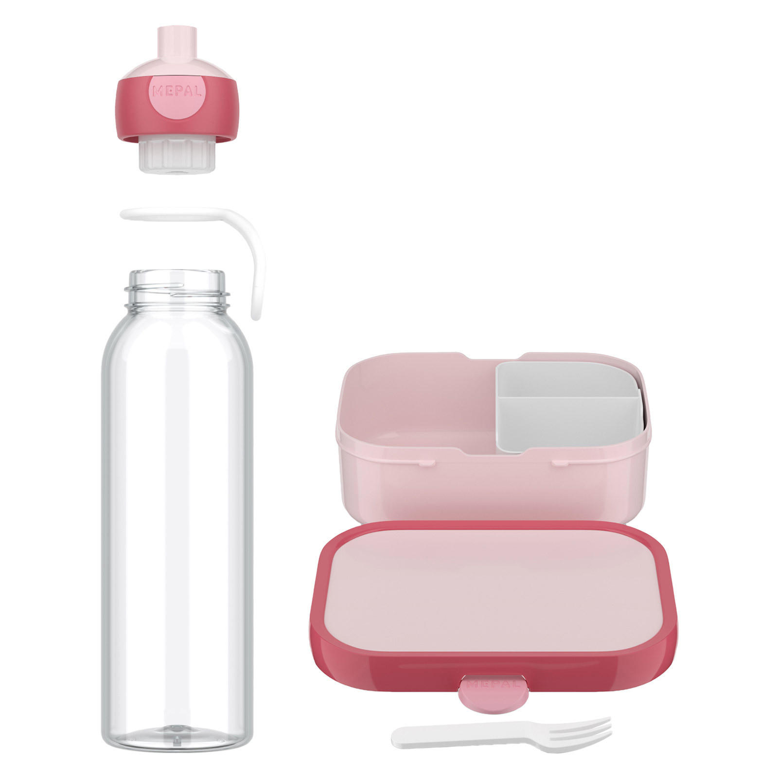 PAUSENSET Campus (2025) Cool Pink 2er Set - Pink, Kunststoff (1/1/1cm) - Mepal