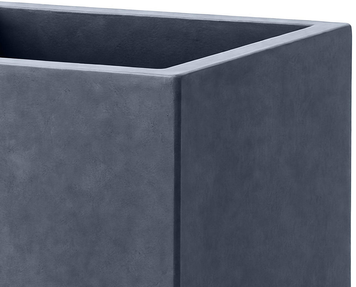 PFLANZKÜBEL 2er Set Anthrazit - Anthrazit, Kunststoff (80cm) - CLP