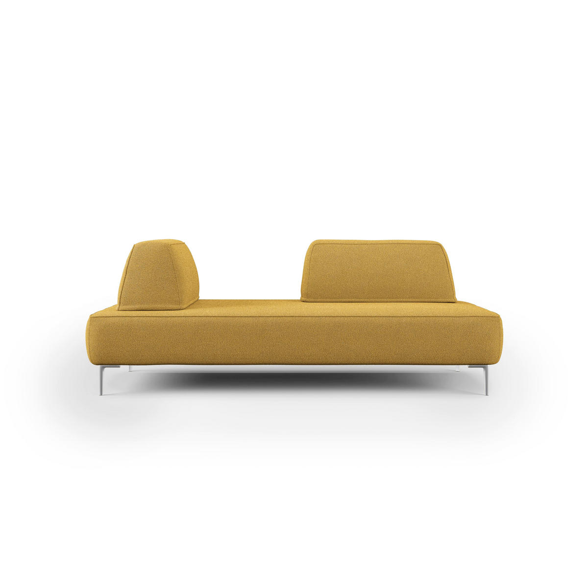 LINEARSOFA Newton - Gelb, Textil (212/42/115cm) - Divani.store