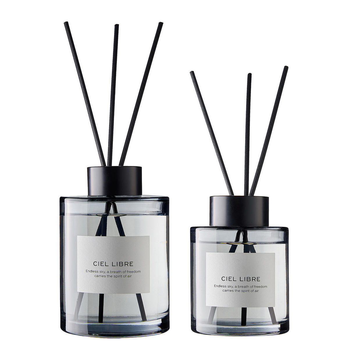 RAUMDUFT Pure Poetry Ciel Libre 150ml - Dunkelgrau, Glas (6/20/6cm) - Butlers