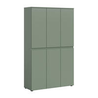 UNIVERSALSCHRANK SCARPA (B/H/T: ca. 105/175/37 cm) in Smoke Green/Smoke Green - Dunkelgrün, Holzwerkstoff (105/175/37cm)