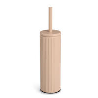 WC-BÜRSTE Metallbehälter Brass Tone Ø 9,7 cm - Creme, Metall (9.7/40/9.7cm) - ZELLER