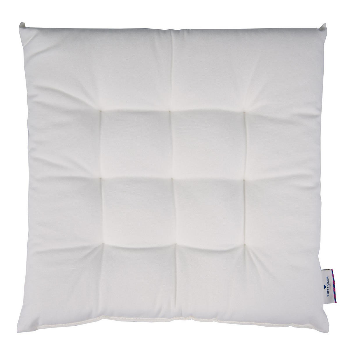 SITZKISSEN MIT 9 PUNKT-STEPPUNG DOVE - Zwetschgefarben, Textil (40/40/5cm) - Tom Tailor