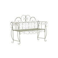GARTENBANK Minno antik-grün - Grün, Metall (128/46/94cm) - TPFGarden