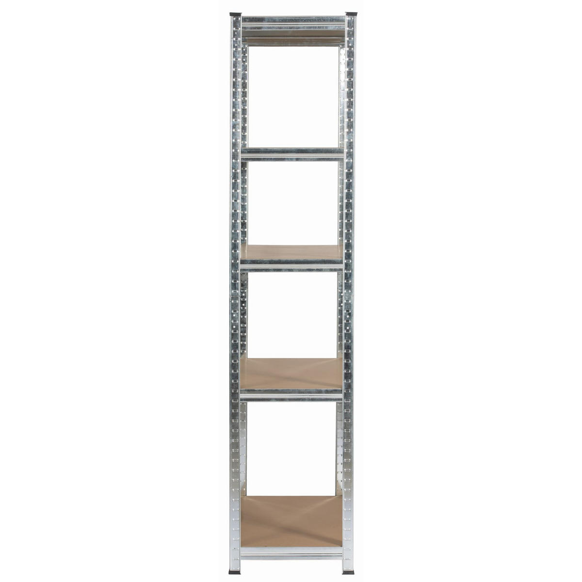 SCHWERLASTREGAL galvanisiertes Silber 90x40x180 cm - Silberfarben, Metall (90/180/40cm) - Akord