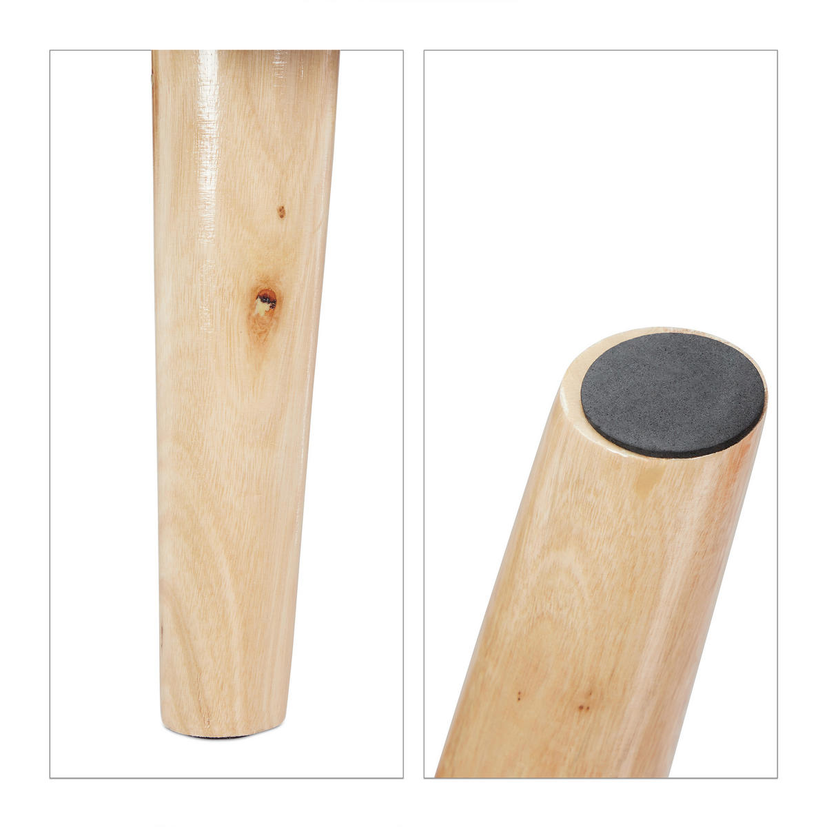 SITZBANK - Weiß, Holz/Holzwerkstoff (80/41/40cm) - Relaxdays