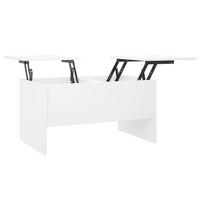COUCHTISCH Weiß 80x50x42,5 cm Holzwerkstoff - Weiß, Holzwerkstoff (80/50/42.5cm) - furnicato