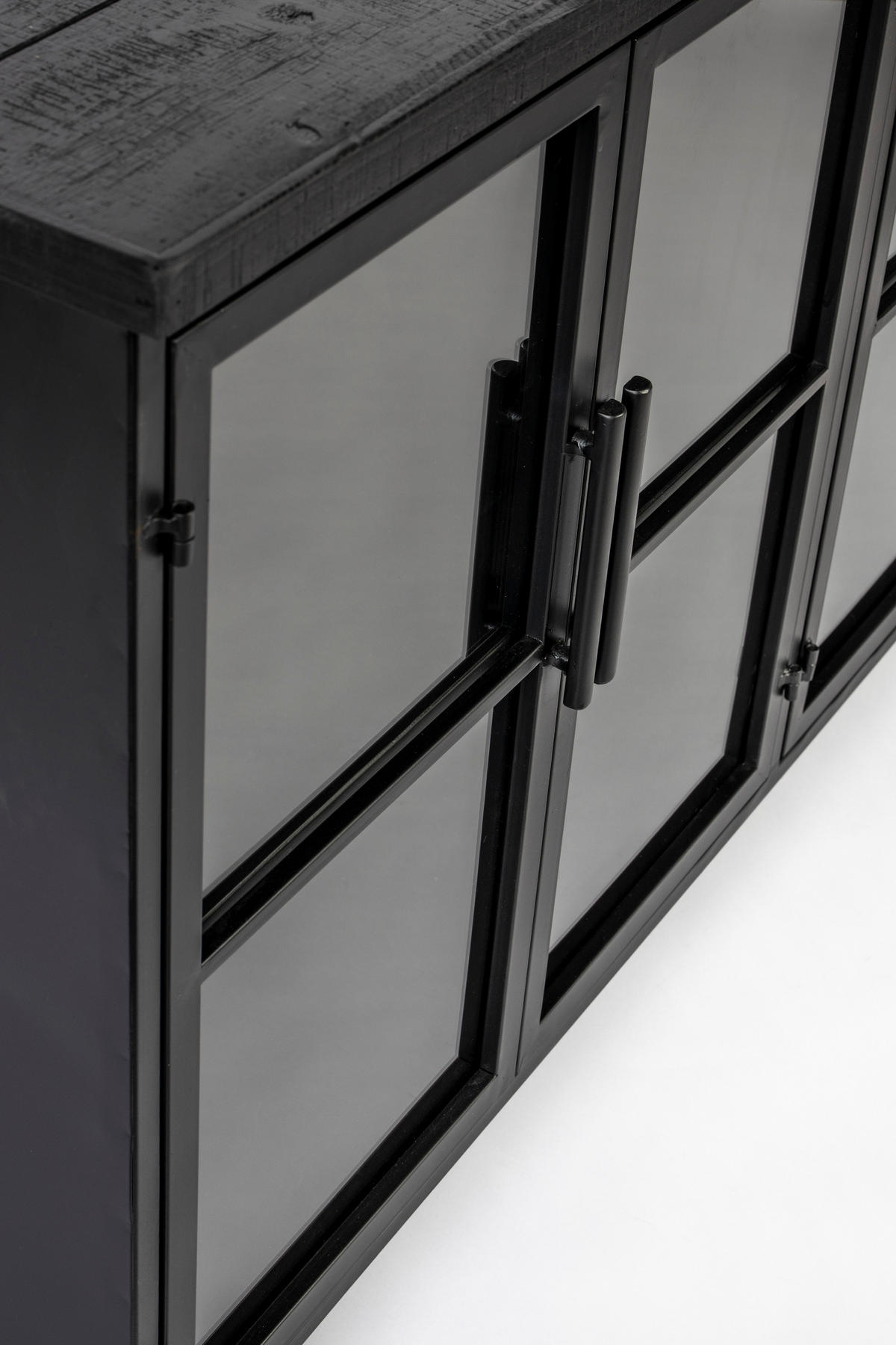 SIDEBOARD Ferre - Schwarz - 120/35/75 cm - Schwarz, Holz (35/75/120cm)