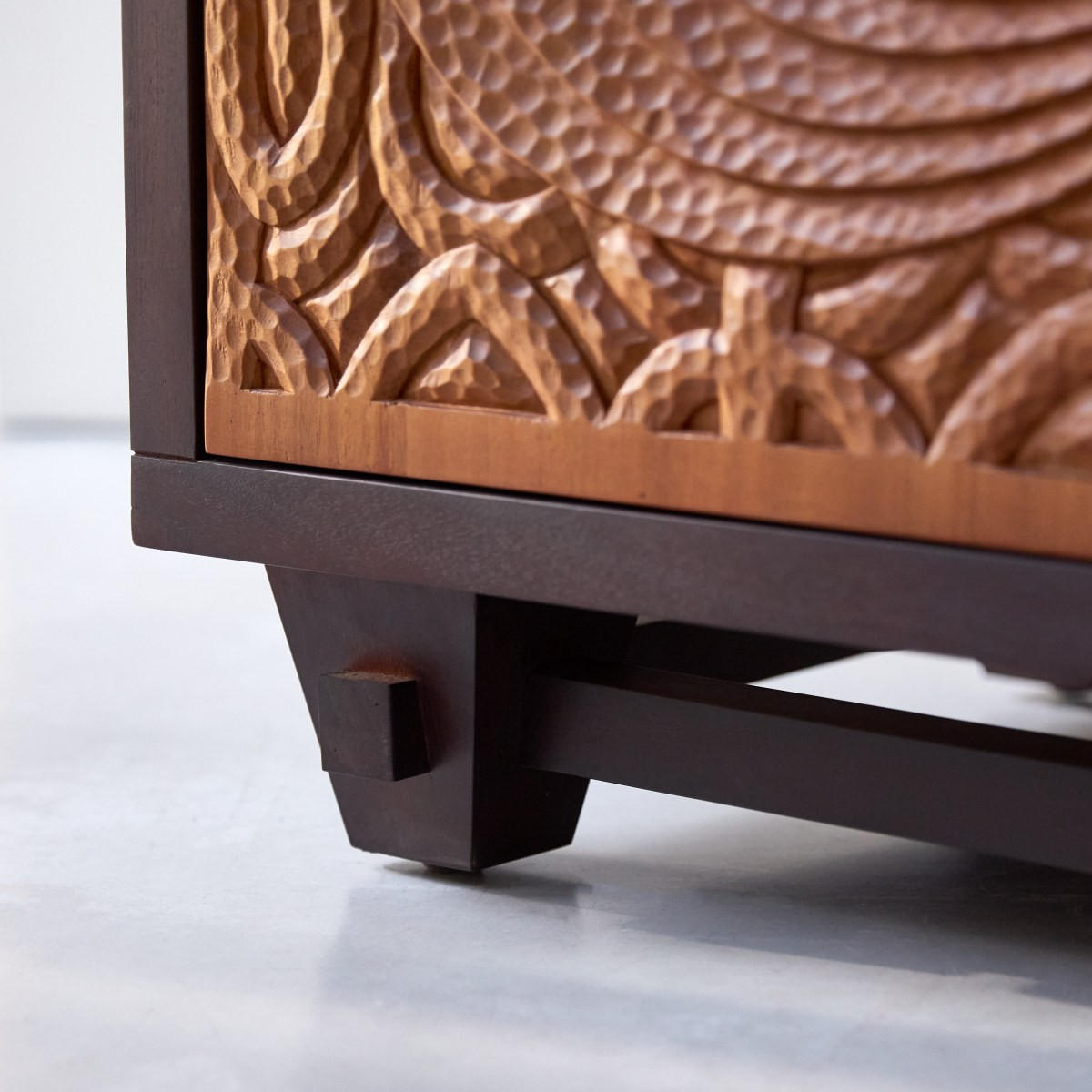 SIDEBOARD Frida Braun aus Mahagoni - Braun, Holz (205/76/52cm) - Tikamoon