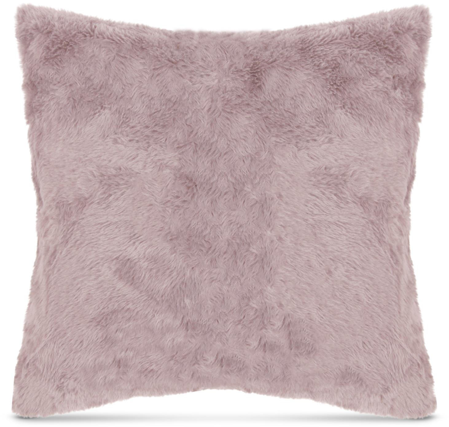 KISSENHÜLLE Faux Rabbit Flieder 45x45 cm - Flieder, Textil (45/45cm)