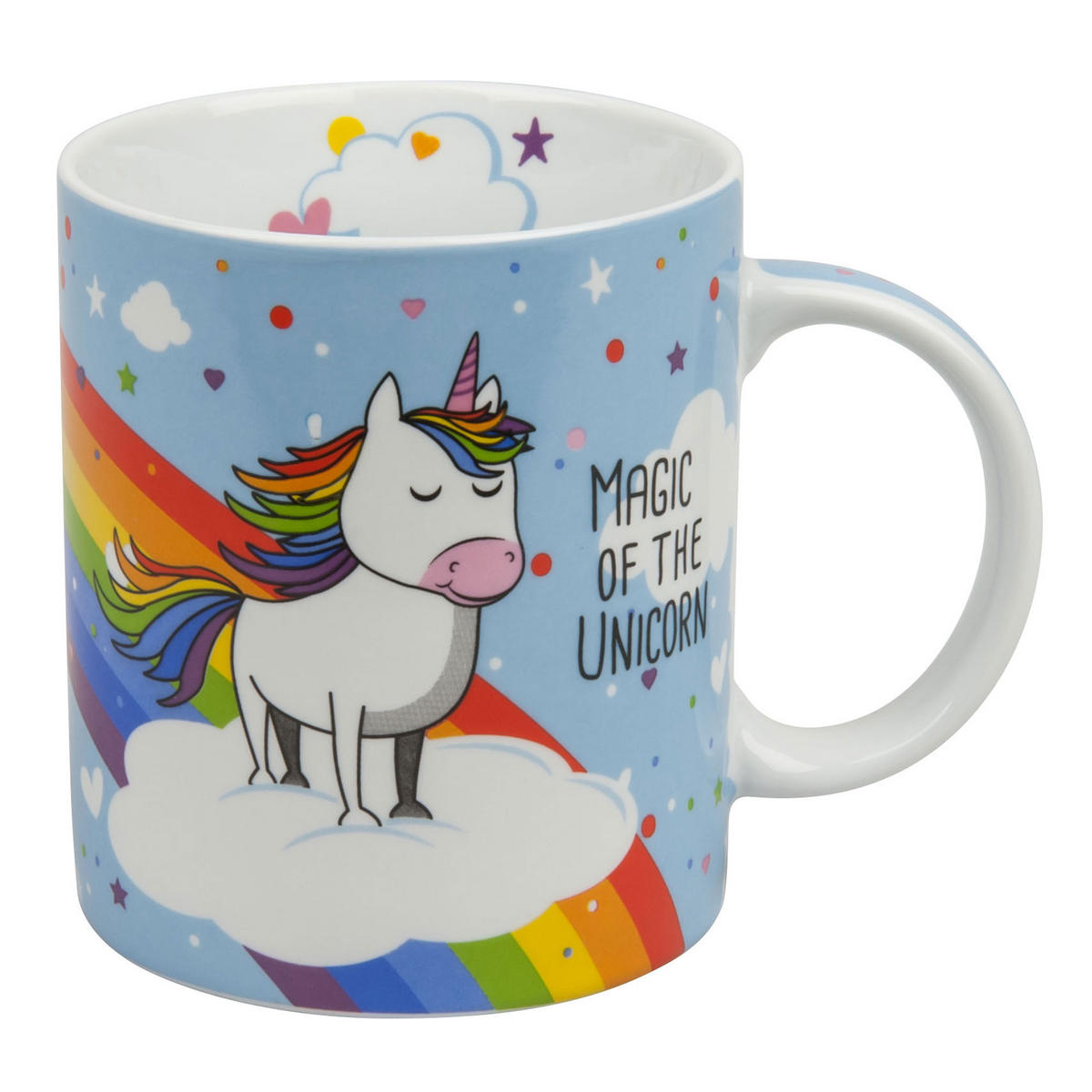 KAFFEEBECHER The Magic of the Unicorn - Naturfarben, Keramik (0.3L) - Könitz
