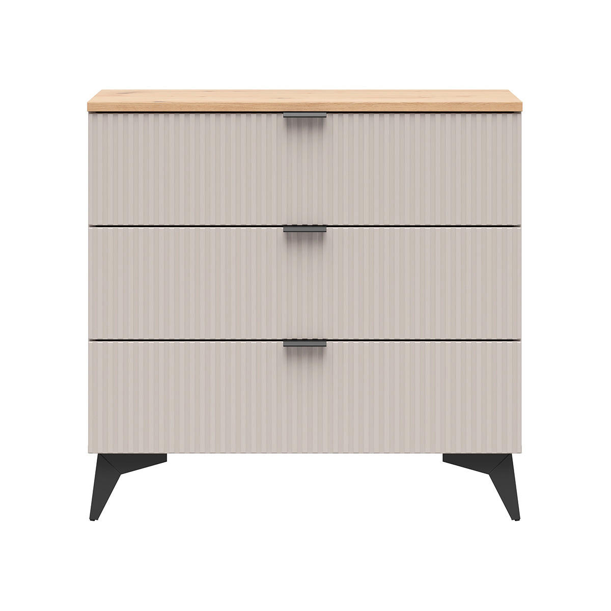 KOMODA Vicky Kašmír - béžová, kompozitné drevo (85/82/41cm) - Petits-meubles