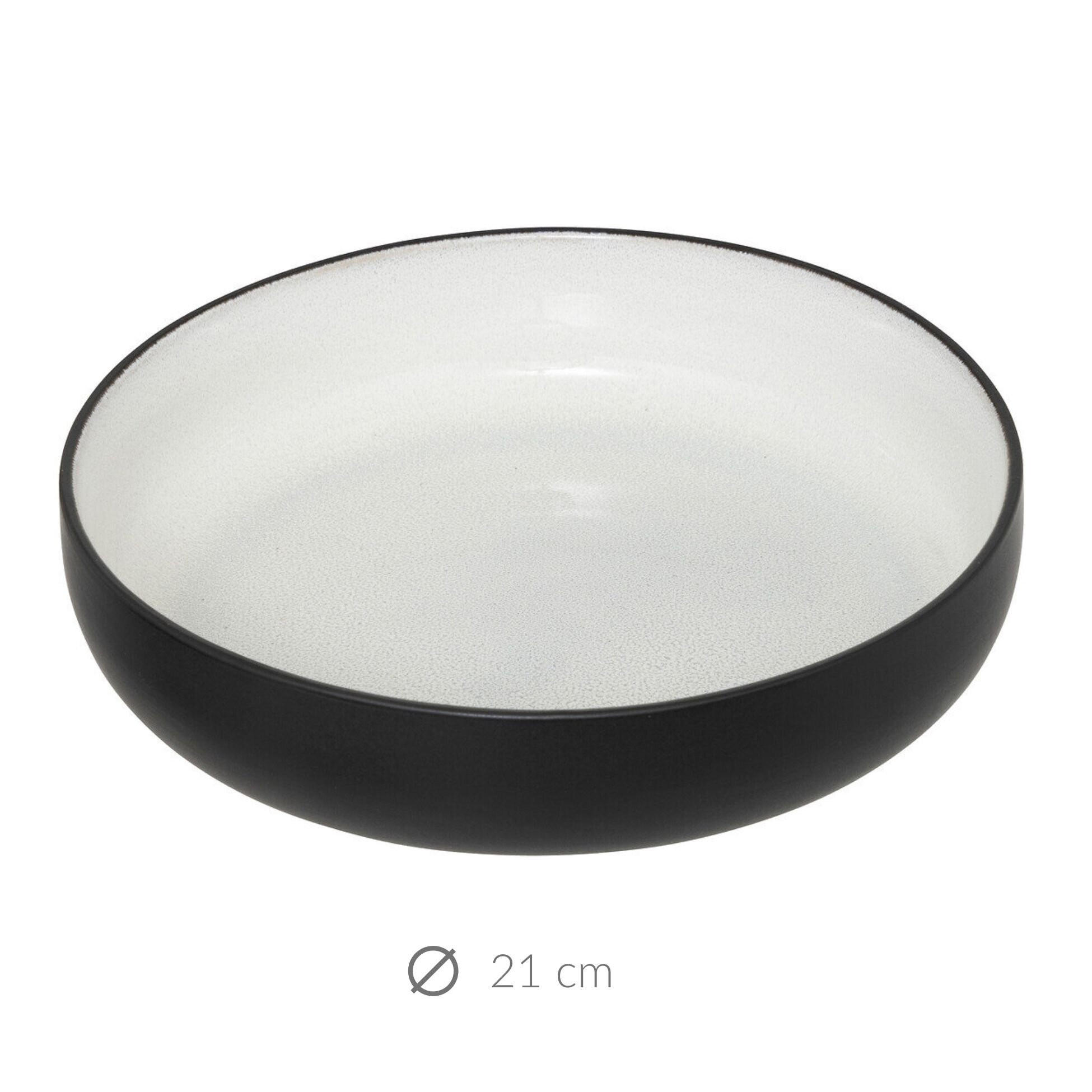 TIEFER TELLER Diane Ø 21 cm - Hellgrau, Keramik (21cm) - Secret de Gourmet