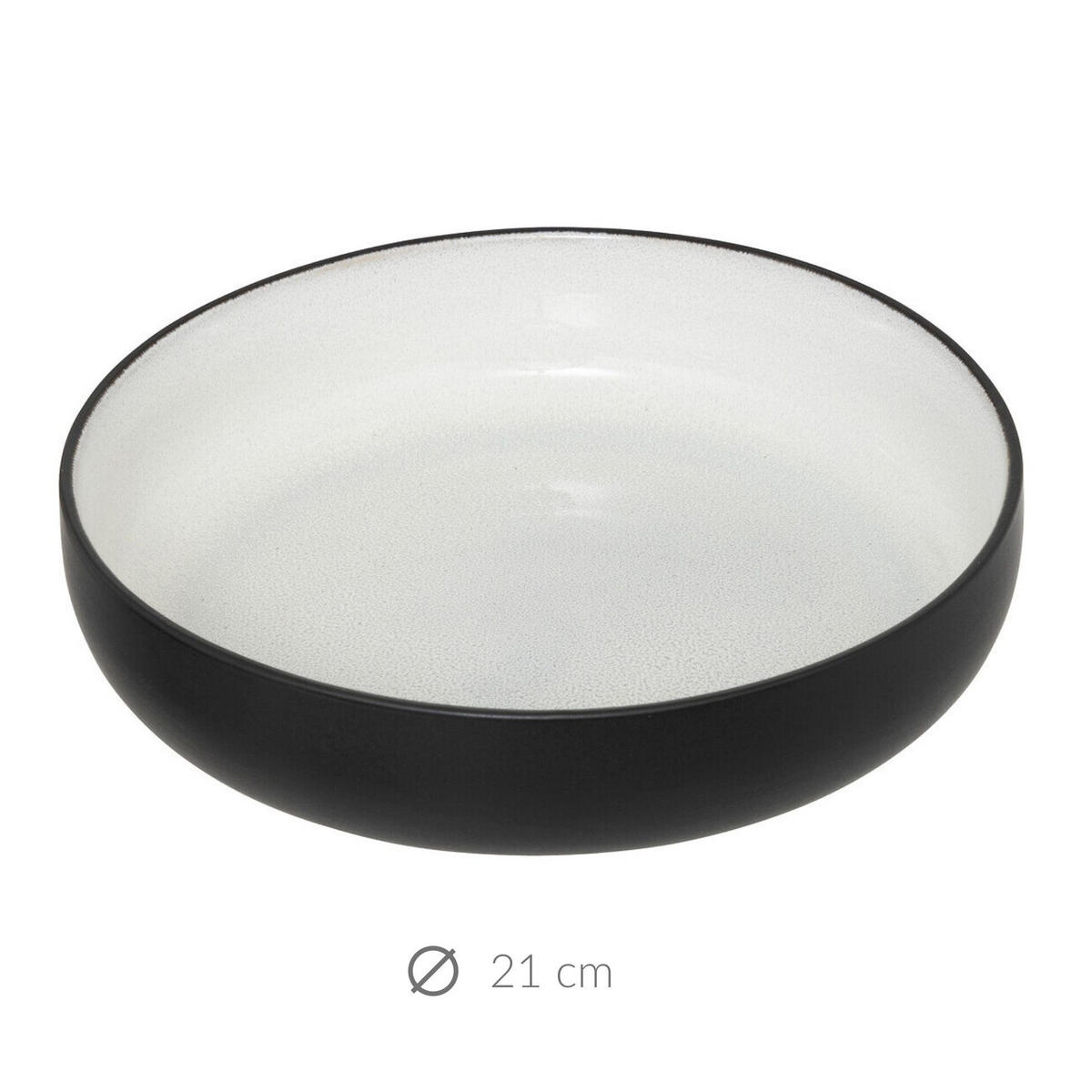 TIEFER TELLER Diane Ø 21 cm - Hellgrau, Keramik (21cm) - Secret de Gourmet
