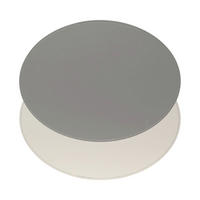 PLATZSET, Oval, Grau/Weiß 45 x 34cm - Grau, Textil (45/35/0.5cm) - Freeform