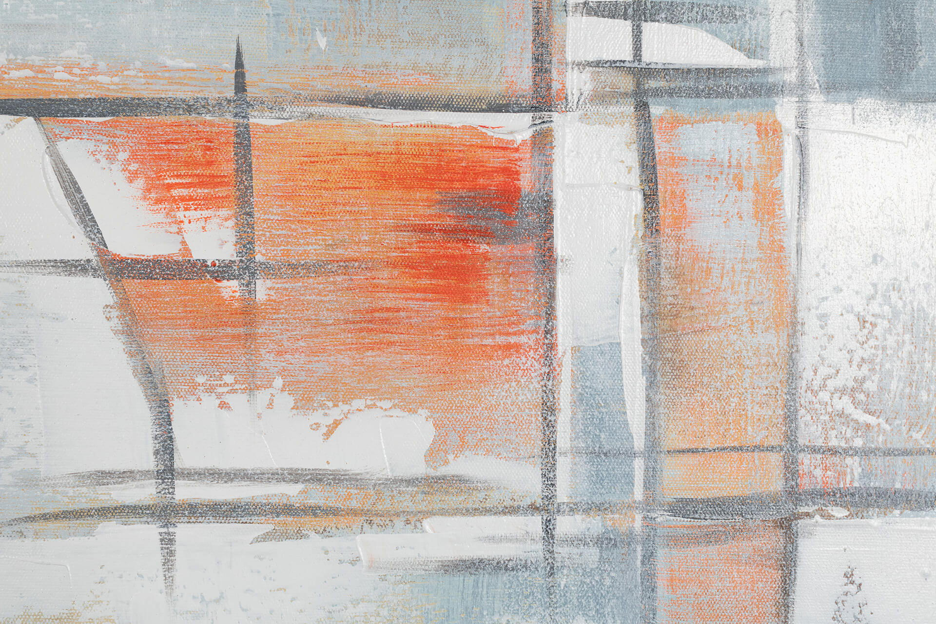 ACRYLBILD HANDGEMALT 60/90 cm - Grau, Holz/Textil (1.8/90cm) - KUNSTLOFT