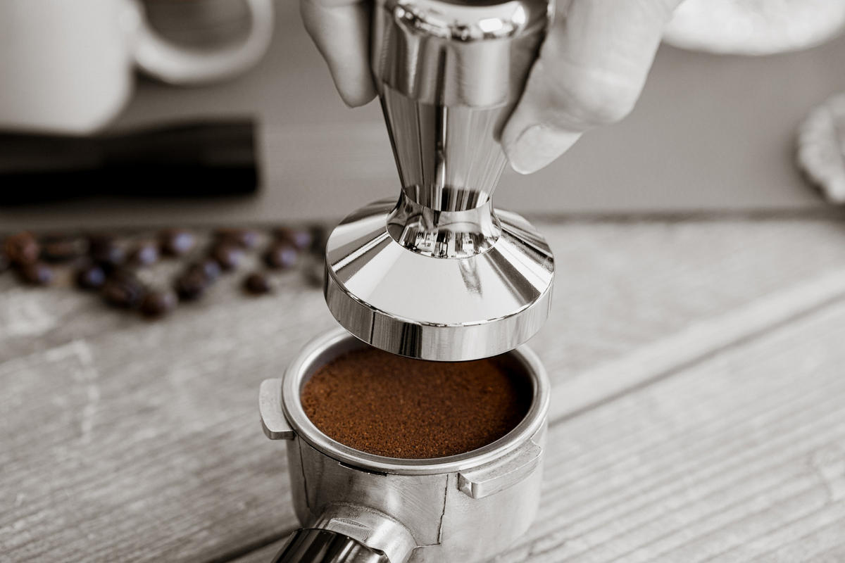 KAFFEESTAMPFER Kaffee Barista Tamper - Edelstahl - ø 5 cm - Silberfarben, Metall (2/8/6cm) - Jay Hill