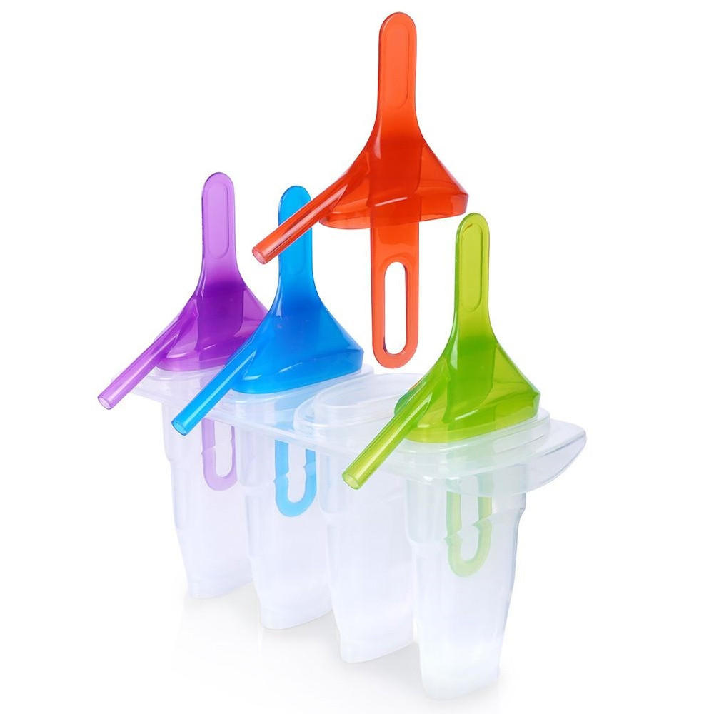 EISCREMEFORM 4 Stück transparent - Multicolor, Kunststoff (21/19/11cm) - Excellent Houseware