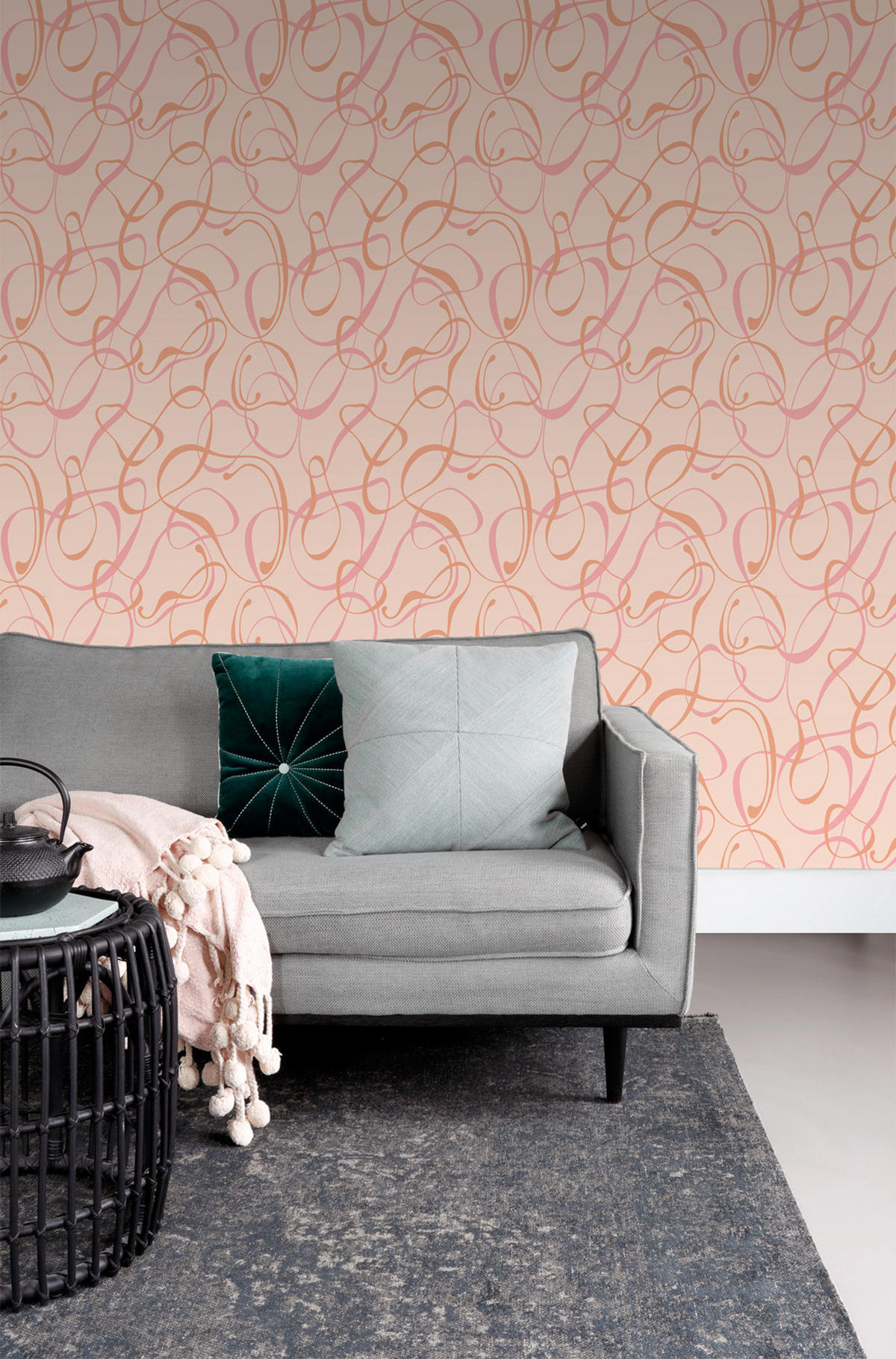 TAPETE figurative Motive 50 x 900 cm - Pink, Papier (50/900cm) - Sanders & Sanders