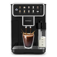 KAFFEEVOLLAUTOMAT, 4 Sorten, Touchscreen, 1,5 l, selbstreinigend - Schwarz, Kunststoff (26/35.5/48.5cm) - ChefRobot