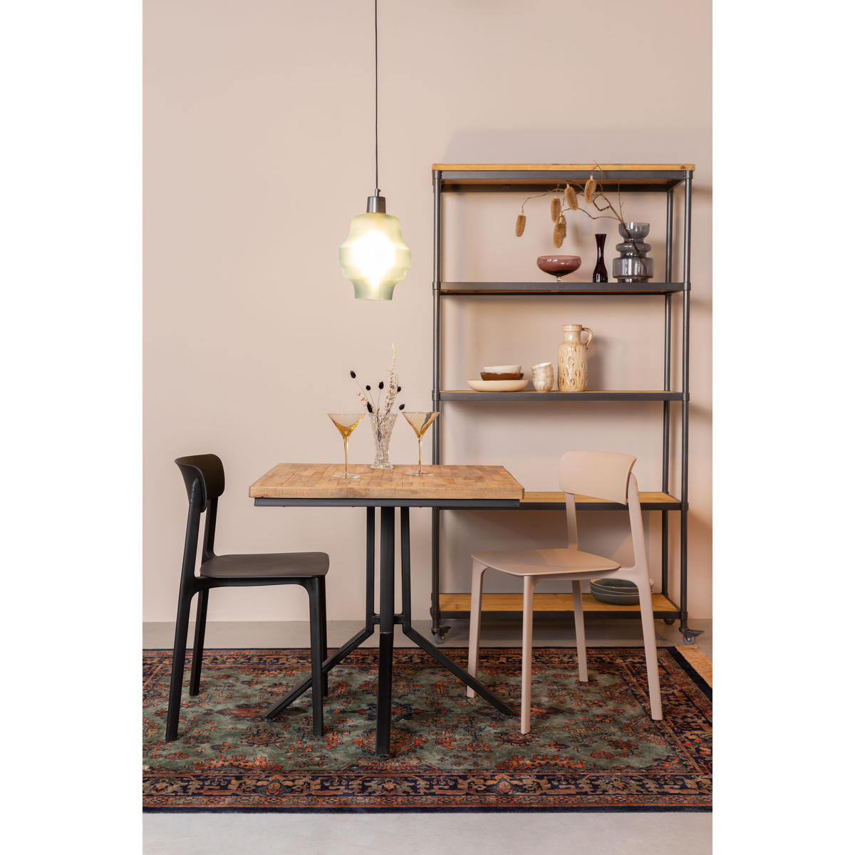 GARTENSTUHL Clive Schwarz - 4 er Set - Schwarz, Kunststoff (48/79/47cm) - Housecraft Living