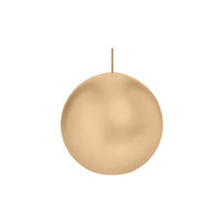 KUGELKERZEN Sand Ø 100 mm, 6 Stück - Beige, Paraffin (10/10/10cm) - Wiedemann Kerzen